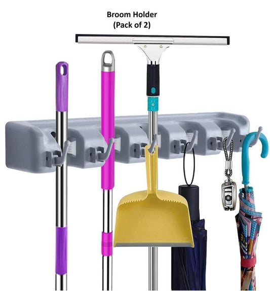 Broom Holder (Pack of1 and Pack of 2)